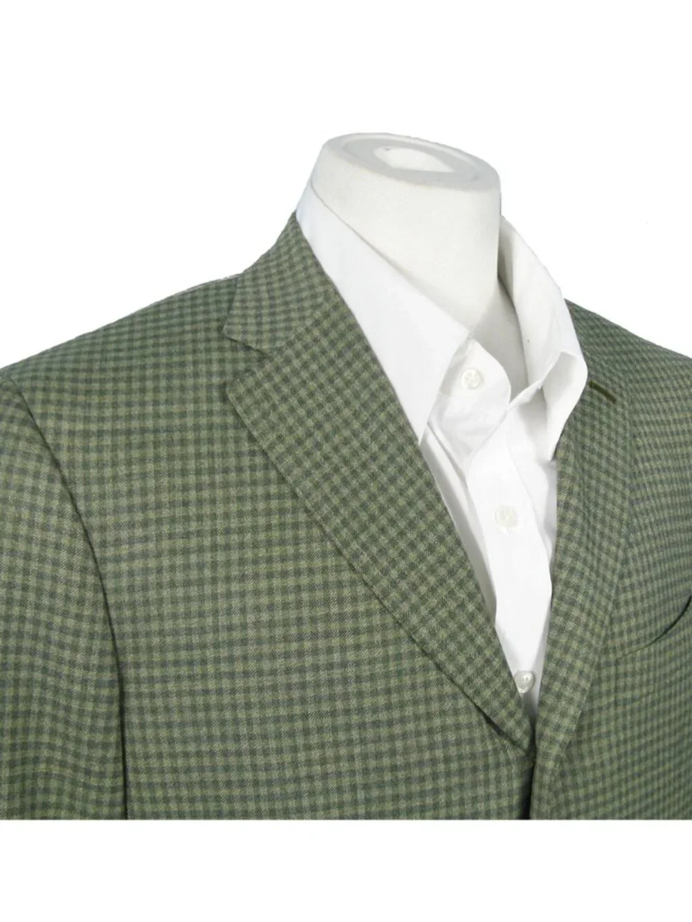 NEW Isaia Super 140's Sciammeria Sportcoat Jacket! US 38 40 44 Long Green Plaid